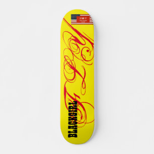 Skate RAPARIGA NEGRA Voa Skateboard, 7¾" Deck