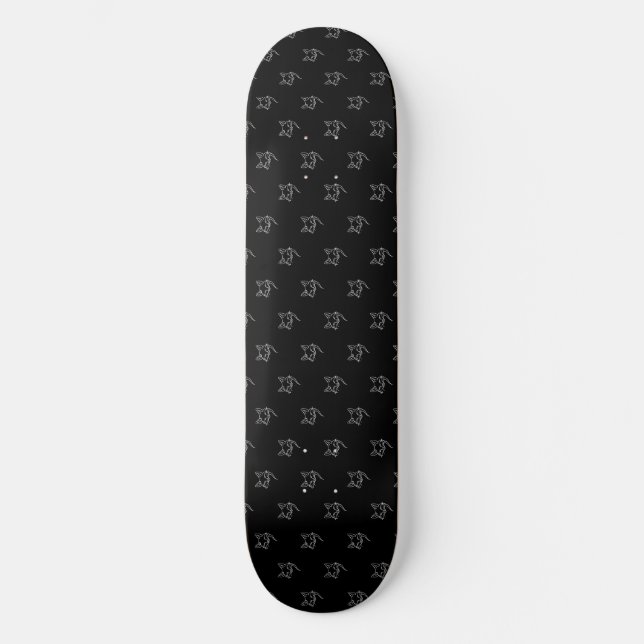 Skate Raposa Minimalista (Frente)
