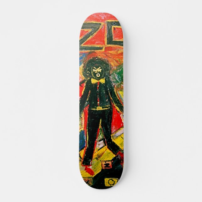 Skate rascunho preto de 2012 (Frente)