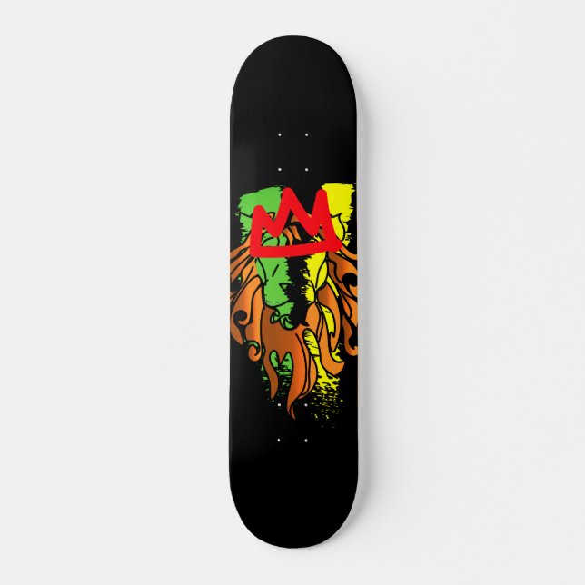Skate Rasta Lion Crown (Frente)