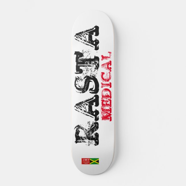 SKATE RASTA SKATEBOARDS MÉDICOS (Frente)