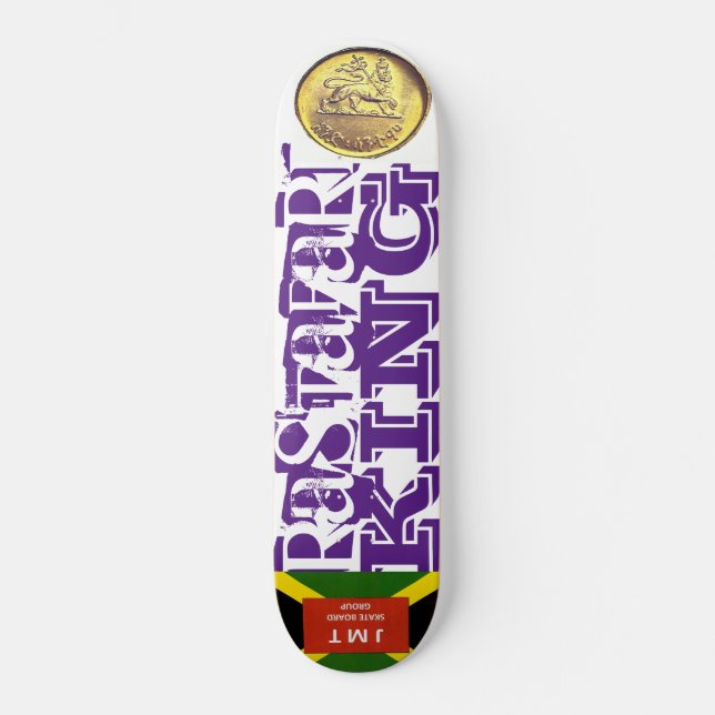 skate RASTAFARI KING (Frente)