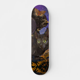 Skate Raven Winged Autumn Magic Cat