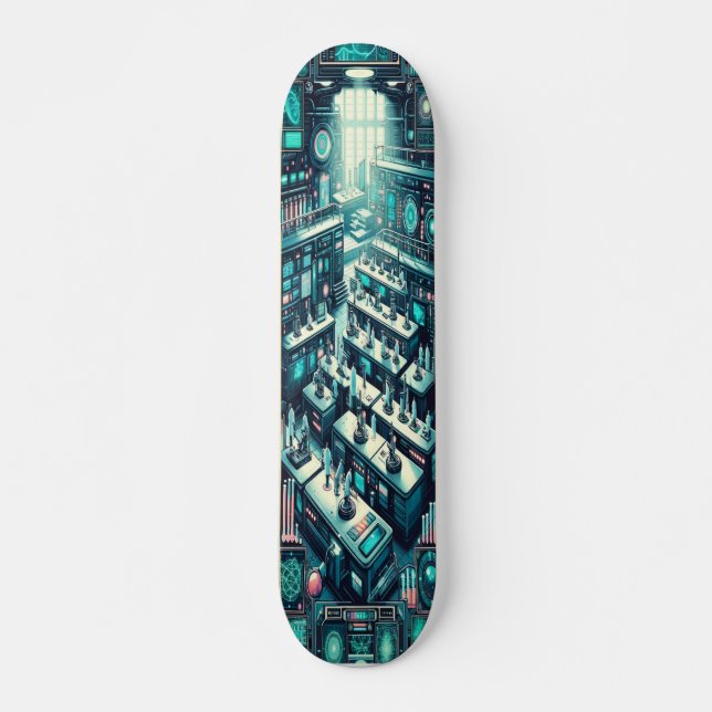 Skate "Raygun Gothic Advanced Science Lab Deck" (Frente)