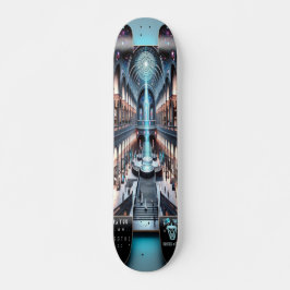 Skate "Raygun Gothic Futurística Art Museum Deck"