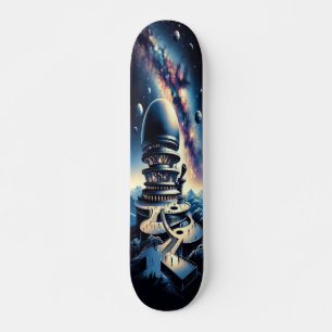 Skate "Raygun Gothic Space Observatory Deck"