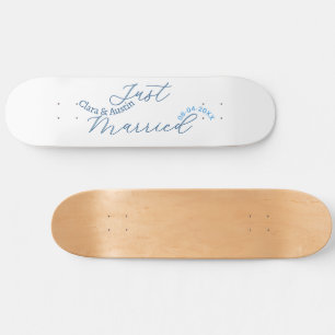 Skate Recém-casados adicionar nome do casal data ano sim