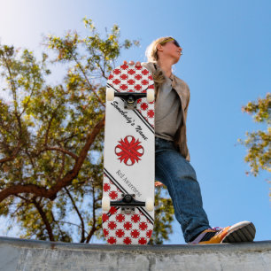 Skate Red Clover Ribbon por Kenneth Yoncich