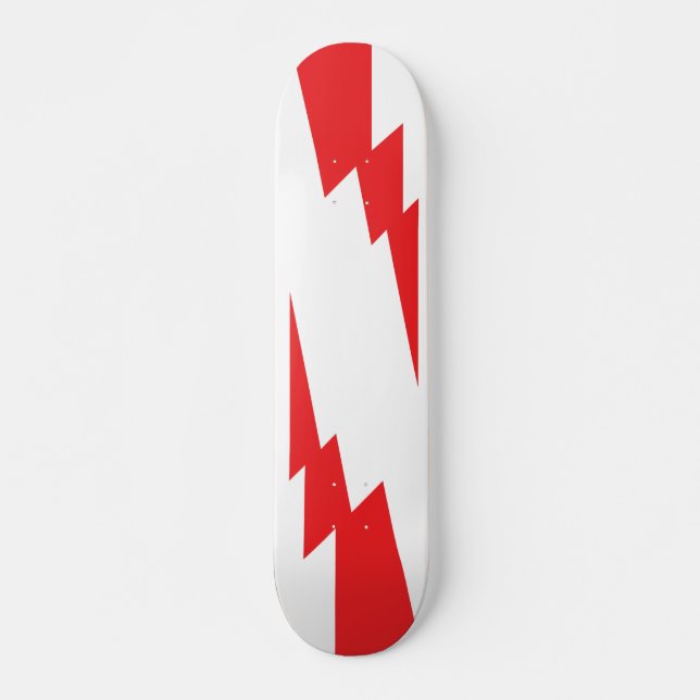 Skate Red Flash Lightning Bolt (Frente)