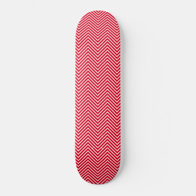 Skate Red Skinny Chevron (Frente)