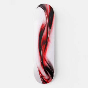 Skate Redemoinho Vermelho Abstrato