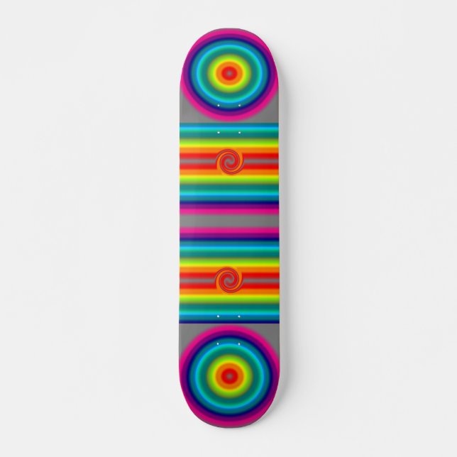 Skate Reflexão espectral à volta (Frente)