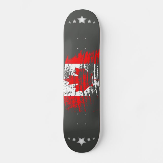 Skate Refrigere o design canadense da bandeira (Frente)