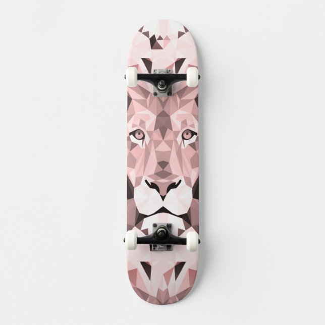 Skate Regal Rose Geometric  Lion Head (Frente)