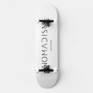 Skate Registros Nômades Capuz Logotipo Preto