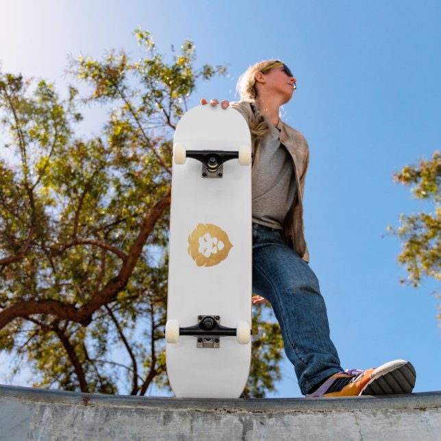 Skate Rei de Boardz Leão Dourado Skaeboard (Ao ar livre 1)