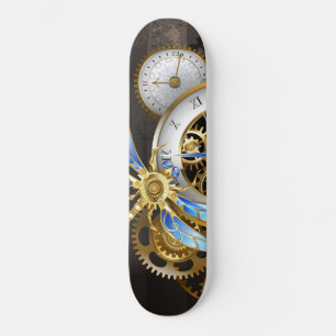 Skate Relógio Steampunk com Dragonfly Mecânica