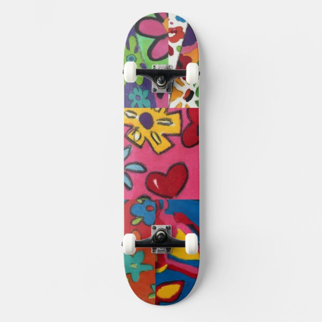 Skate Remendo Floral de Janina (Frente)