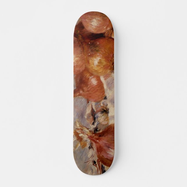 Skate Renoir's Still Life with Onions (1881) (Frente)