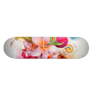 Skate Respingo floral colorido