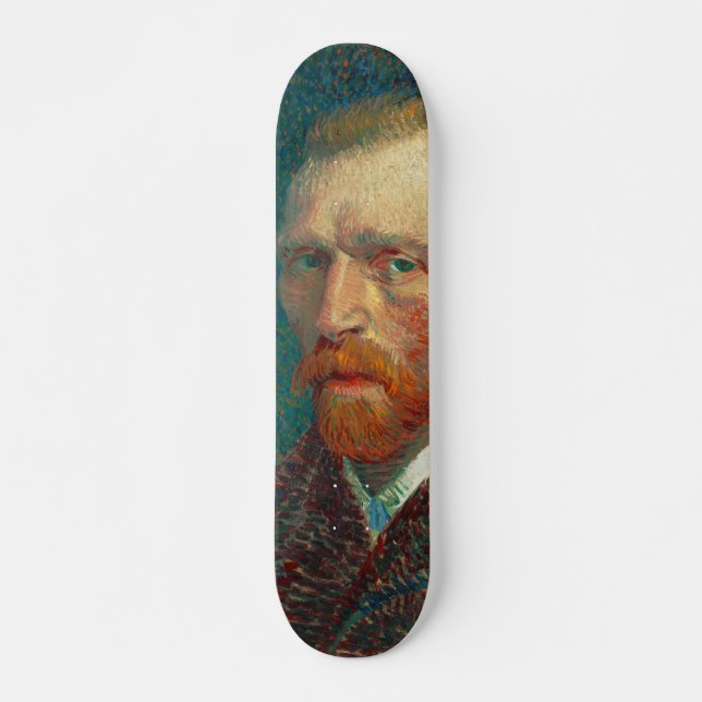 Skate Retrato de auto de Vincent van Gogh (1887) (Frente)