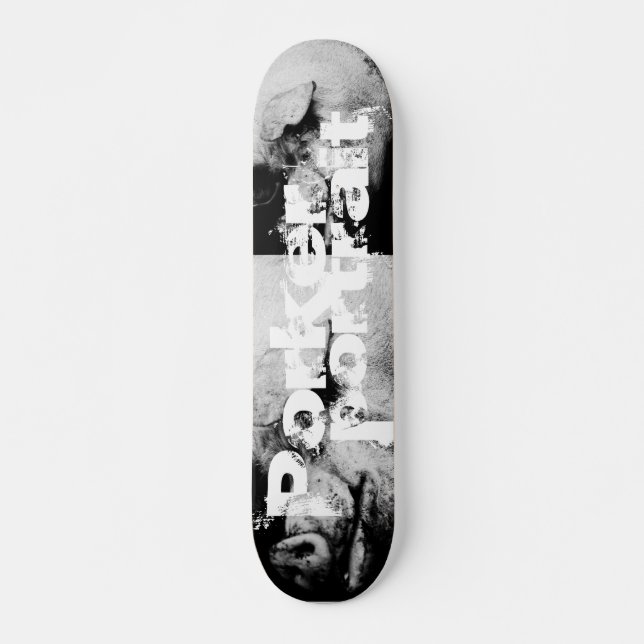 Skate retrato de porker (Frente)