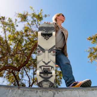 Skate Retrato de Vampiro Vintage