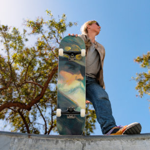 Skate Retrato de Velho Inverno Vintage