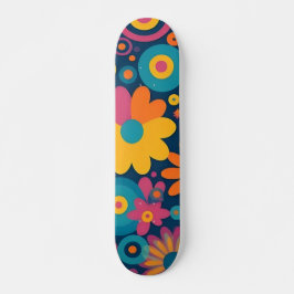Skate Retro Floral Burst
