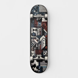Skate Retro-Futurista de Tecnologia Rua 20