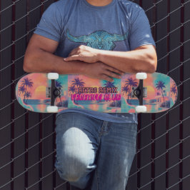 Skate Retro Remix Neon Pastel | Pôr do Sol Tropical Vint