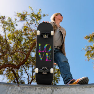 Skate Retro Tie Dye Love