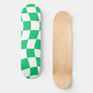 Skate Retro Xadrez Verde