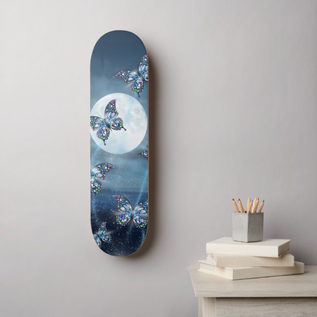 Skate Revoada ao Luar (Arte de parede)