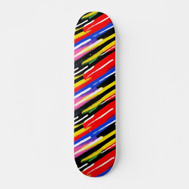 Skate Revolta de Faixa Neon Elétrica (Frente)