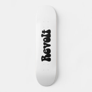 Skate Revolta - Preto em Branco