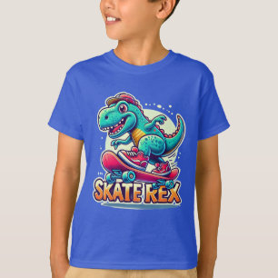 Skate Rex - Camisa do Dinossauro Legal