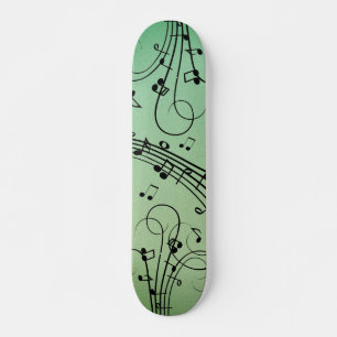 Skate Rico Notes Green Music Design