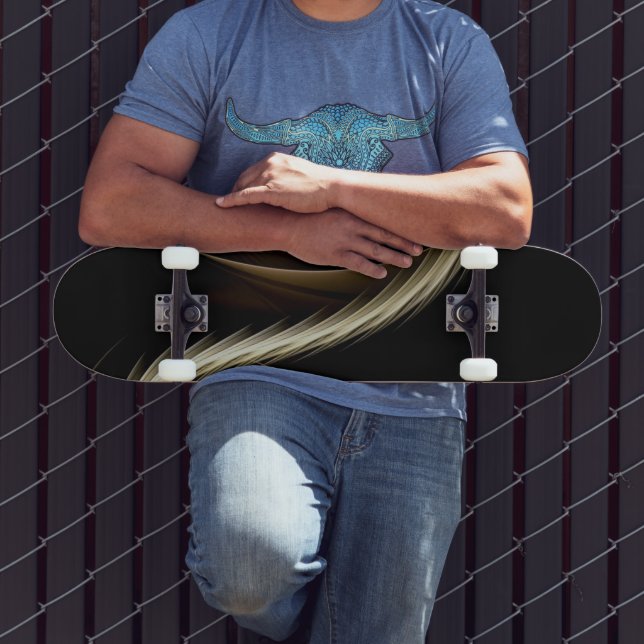 Skate Riscar Dourado Através do Preto (Ao ar livre 3)