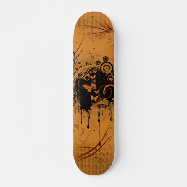 Skate Riyah-Li Design Borboleta Urbana (Frente)