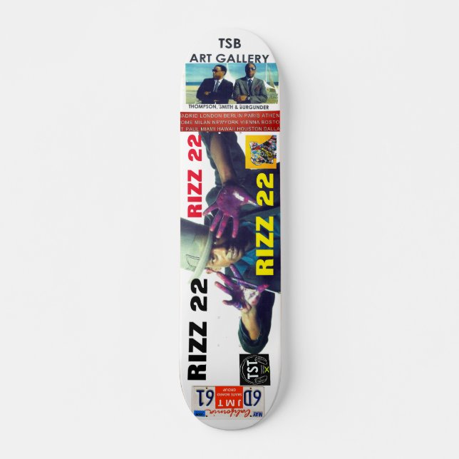 Skate RIZZ  22   Skateboard, Deck 7¾" (Frente)