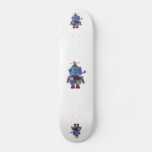 Skate Robô azul do brinquedo da festa de aniversário