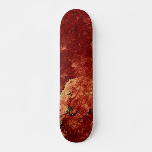 Skate Rock Pintado Vermelho