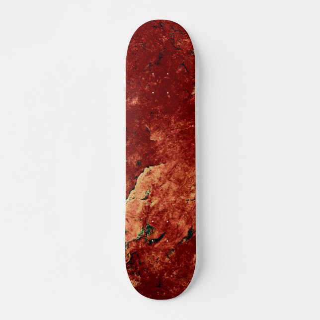 Skate Rock Pintado Vermelho (Frente)