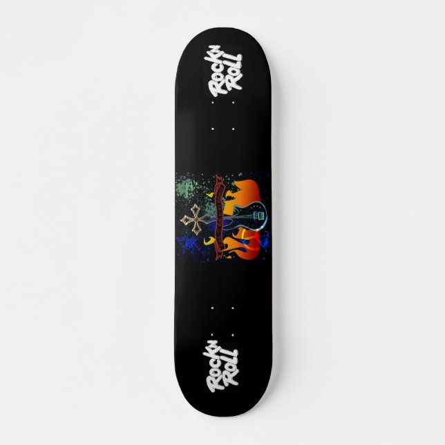Skate RocknRoll - Desenhador 7, desktop de 3/8" (Frente)