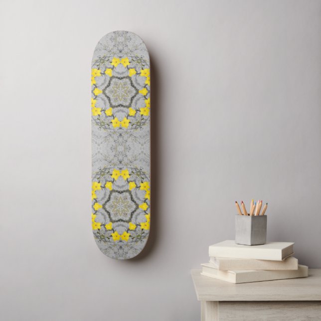 Skate Roda de Harmonia de Junquilhos  (Arte de parede)