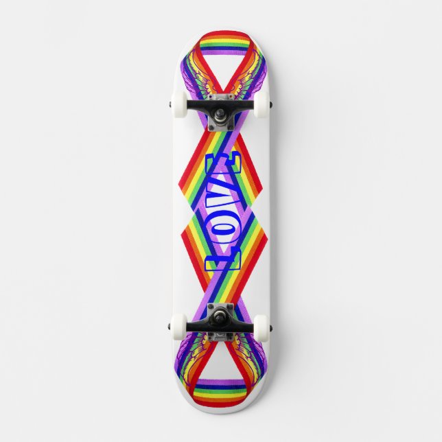 Skate Roller de Amor e Unidade_ (Frente)