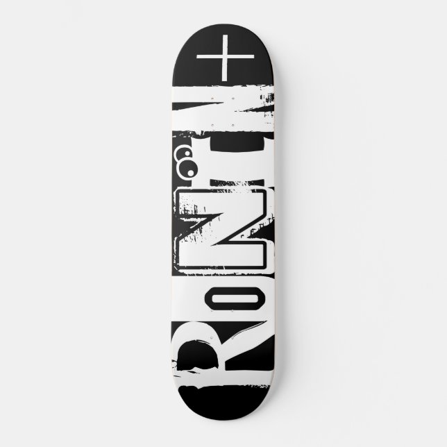 Skate RONIN Legacy Ransom Letters Street Deck (Frente)