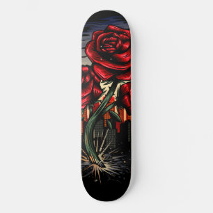 Skate Rosa ascensão