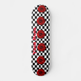 Skate Rosa Checker Design